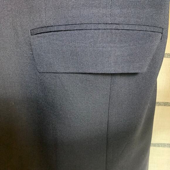 Vintage Austin Reed Men's Navy Blue Blazer Union Made USA Size 42L Gold Buttons - Picture 5 of 13